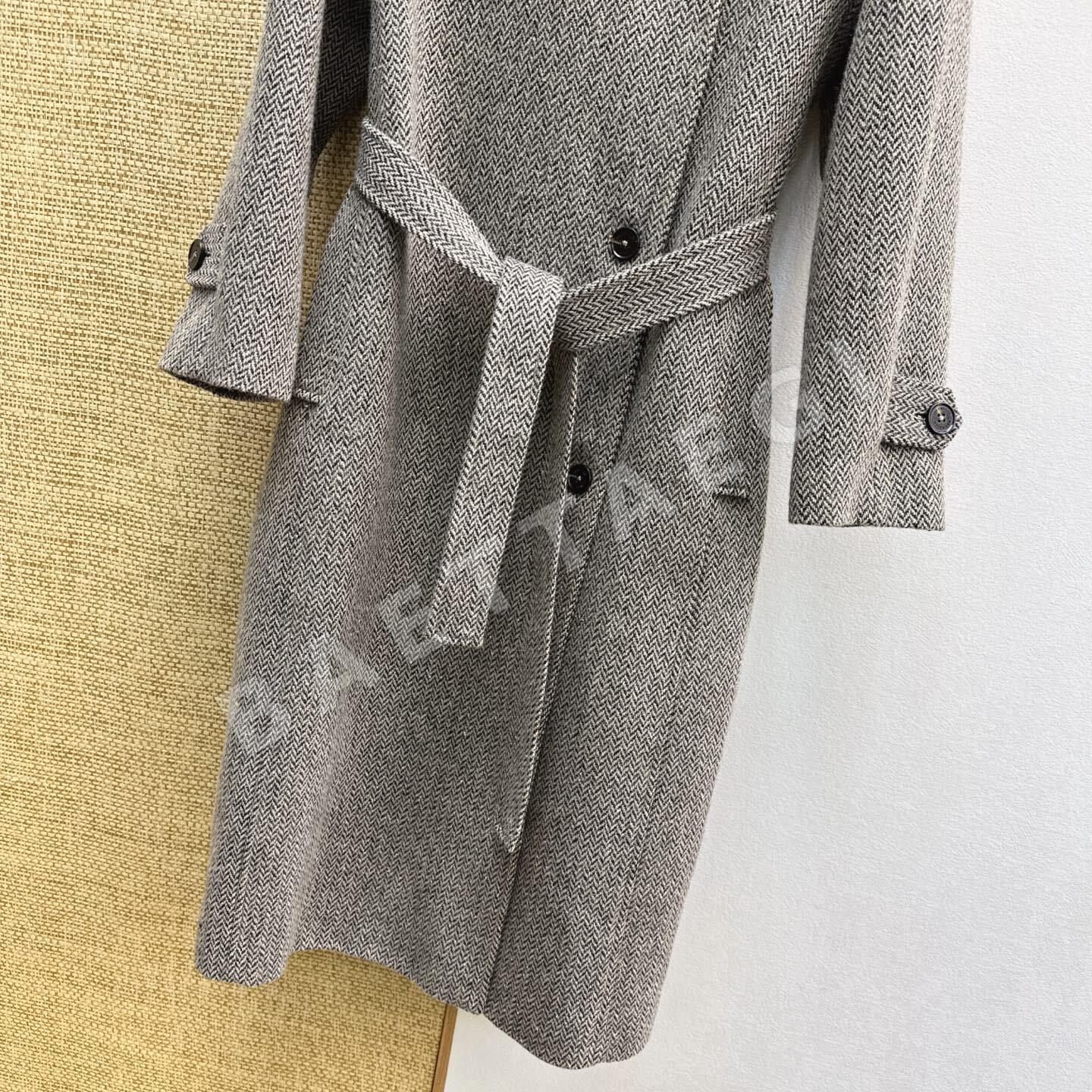 브루넬로쿠치넬리 울 헤링본 롱 자켓 상세 이미지 5