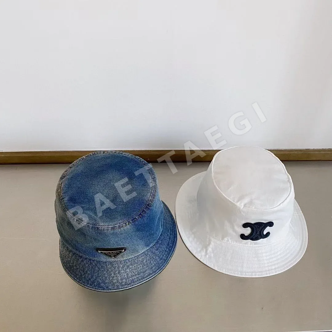 프라다 워시드 데님 버킷 모자 상세 이미지 2