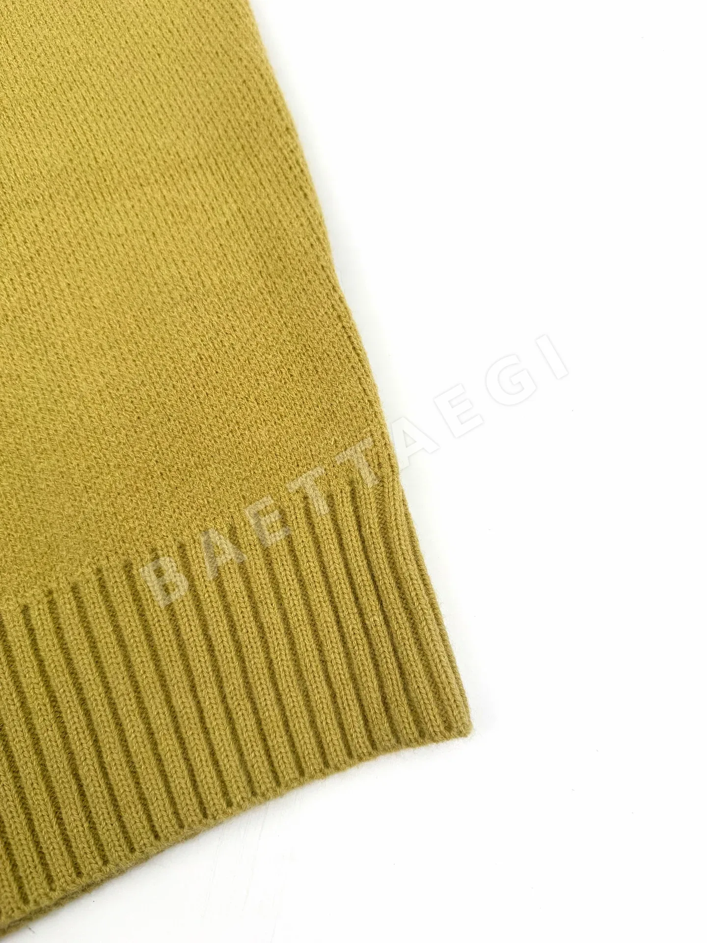 아미 하트 자카드 메리노 울 크루넥 니트 상세 이미지 7