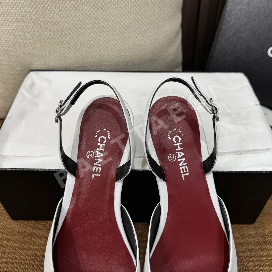 샤넬 26C 골드 양가죽 샌들 상세 이미지 7