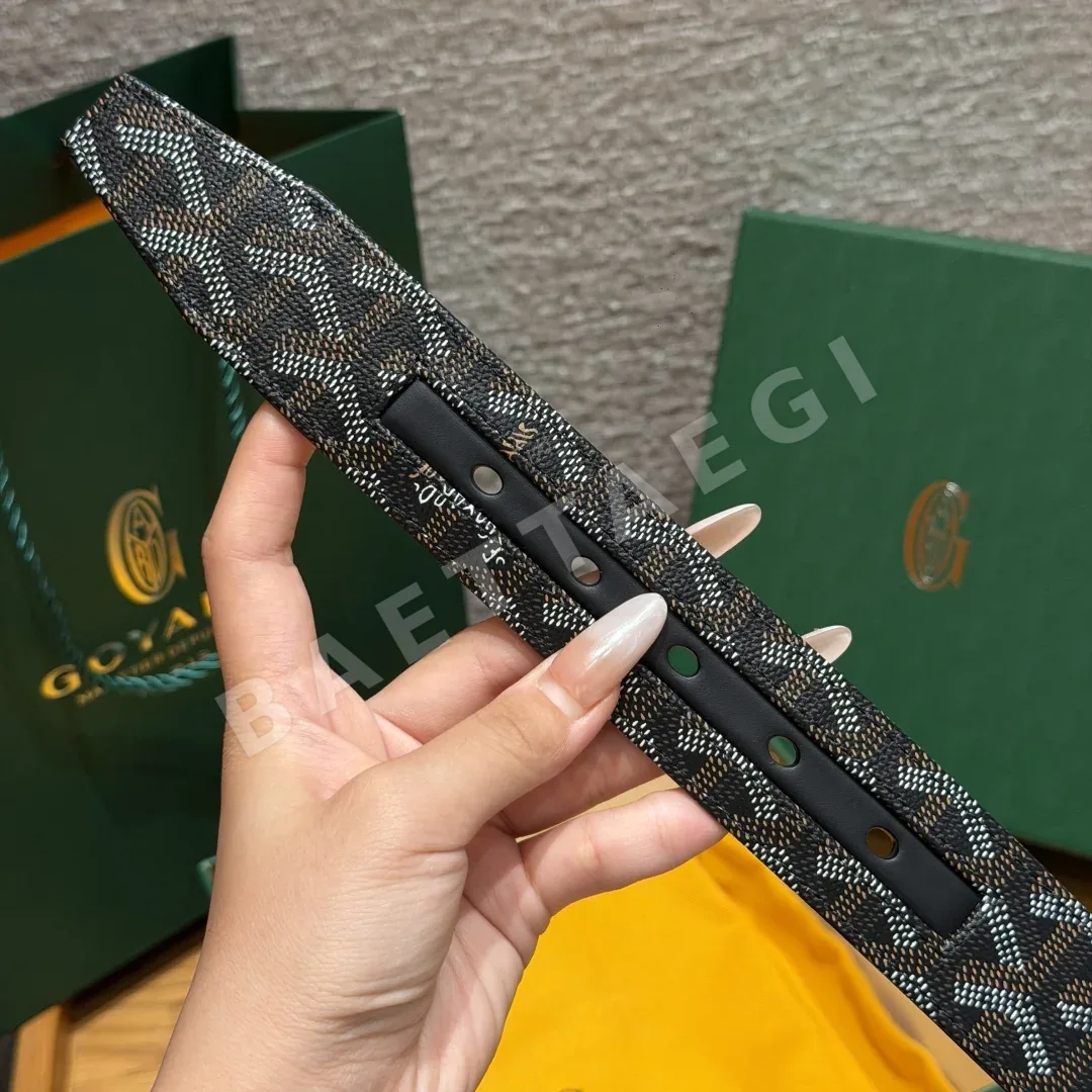고야드 FRÉGATE 가죽 벨트 3 cm 상세 이미지 9