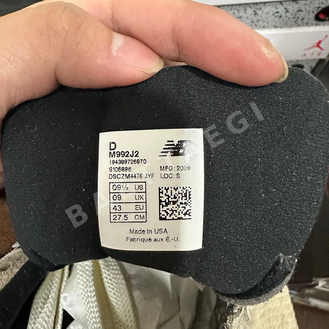 뉴발란스 [ZOK] 992 M992J2 202034 New Balance 992 JJJJound Grey 상세 이미지 2