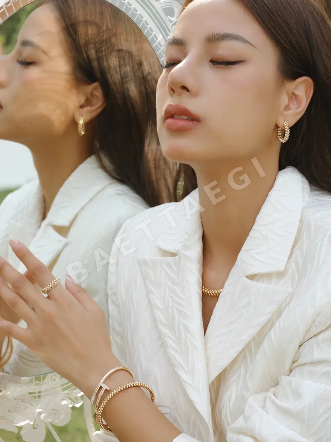 까르띠에 크래쉬 드 스터드 귀걸이 상세 이미지 4