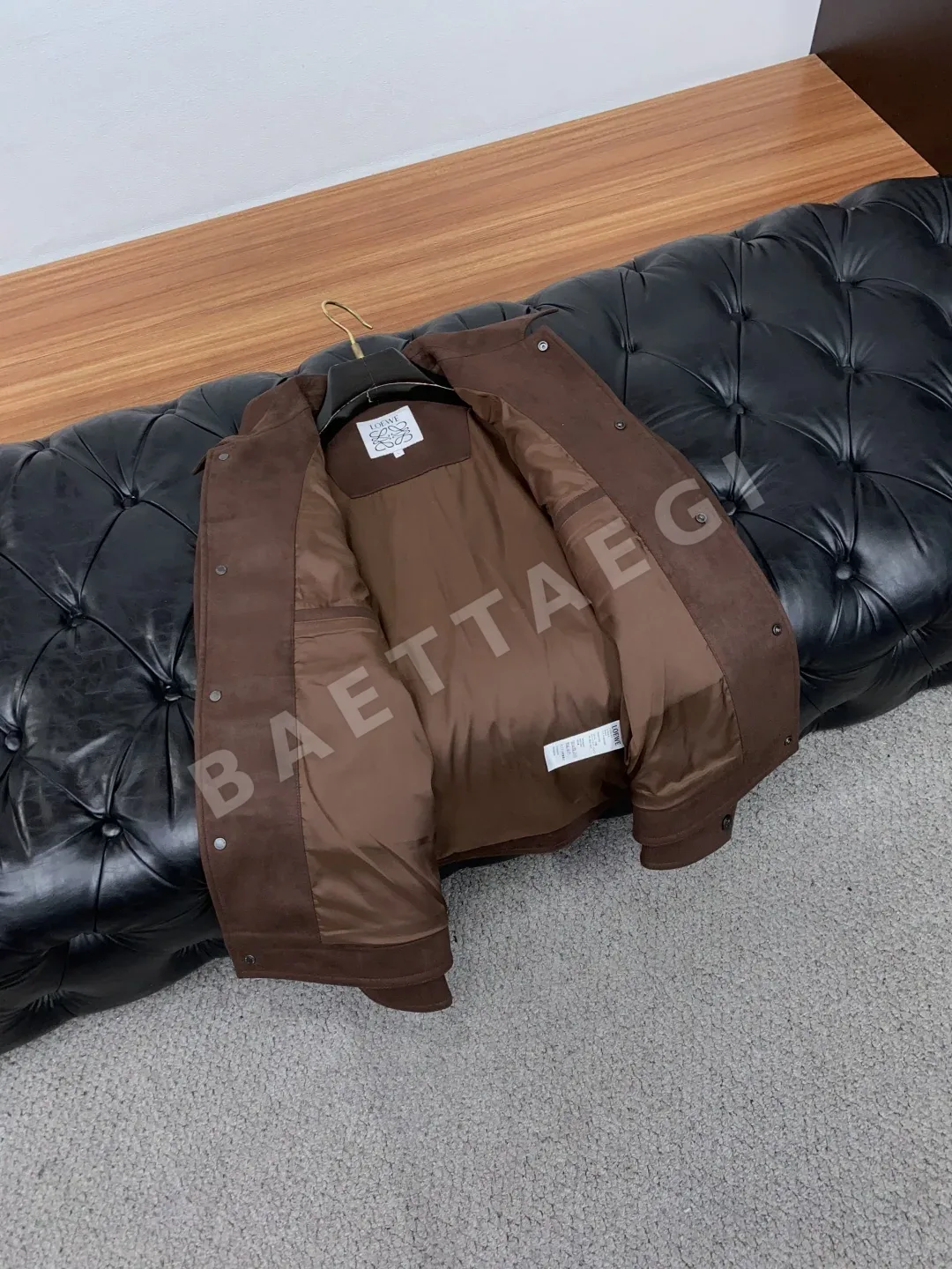 로에베 스웨이드 카라 남성 자켓 상세 이미지 7