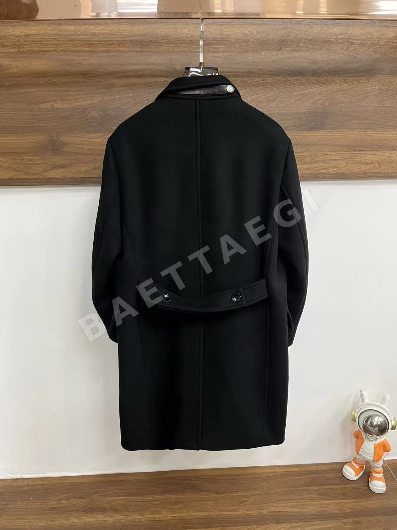 톰포드 TOM FORD 더블 브레스티드 울 코트 상세 이미지 4
