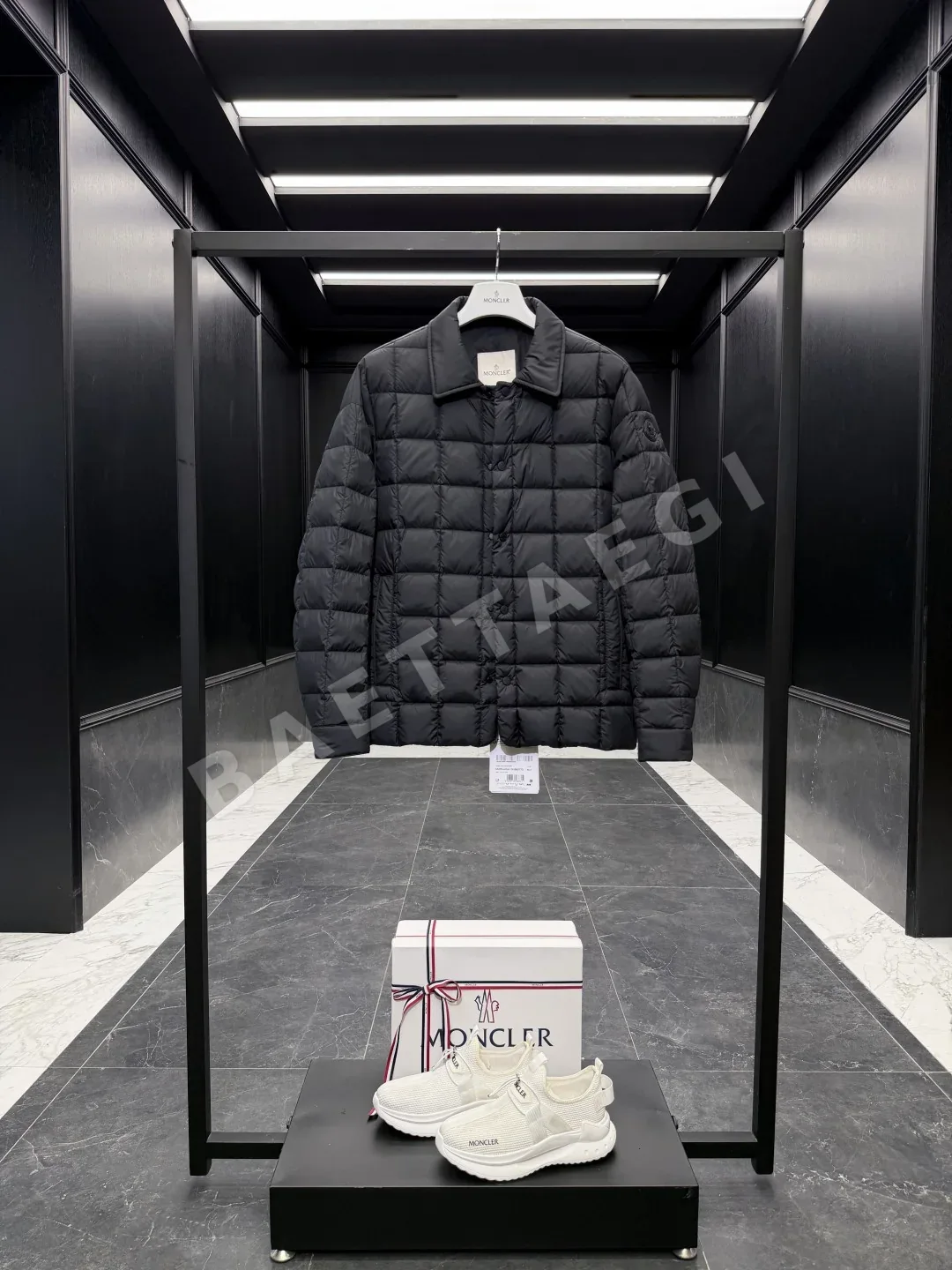 몽클레르 카스텔라나 남성 구스 다운 패딩 셔츠 재킷 상세 이미지 3