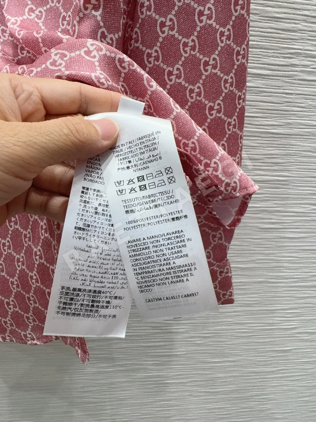 구찌 여성 린넨 셔츠 세트 상세 이미지 8