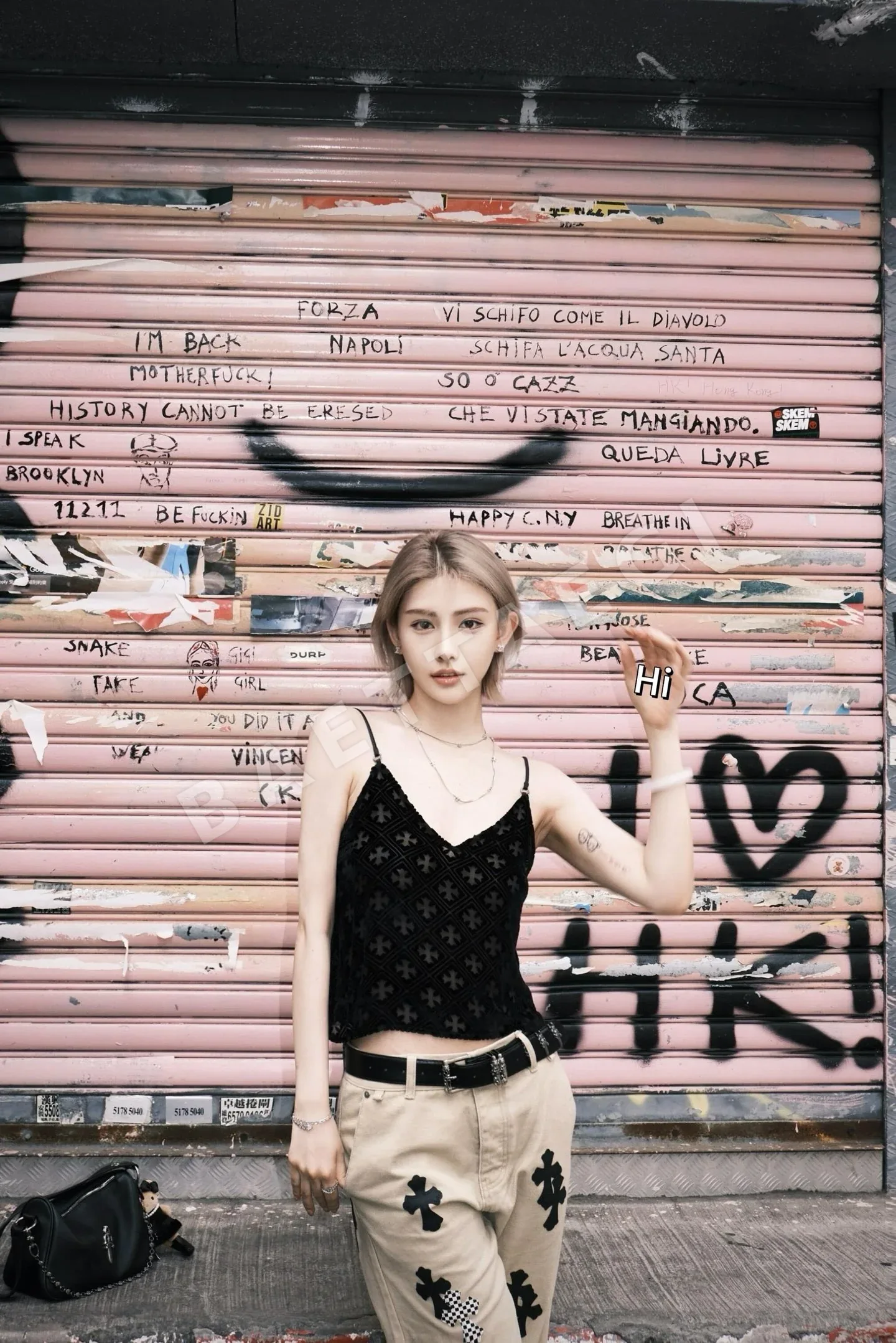크롬하츠 여성 벨벳 캐미솔 반팔 상세 이미지 17