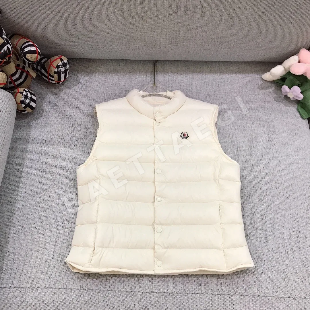 몽클레르 걸즈 스탠드카라 다운베스트 207831