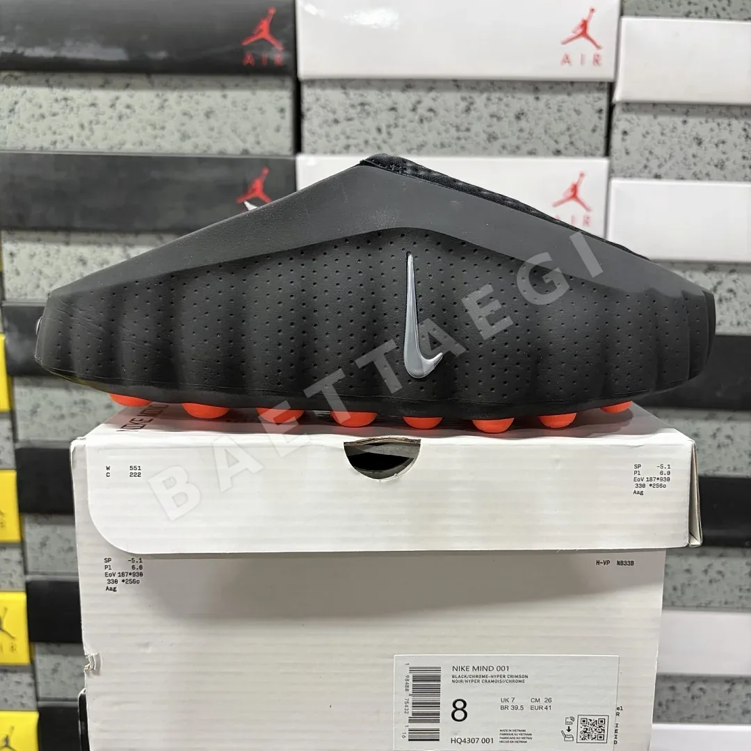 나이키 [KOO] 마인드 001 슬라이드 HQ4307-001 201422 Nike Mind 001 Slide Black Chrome