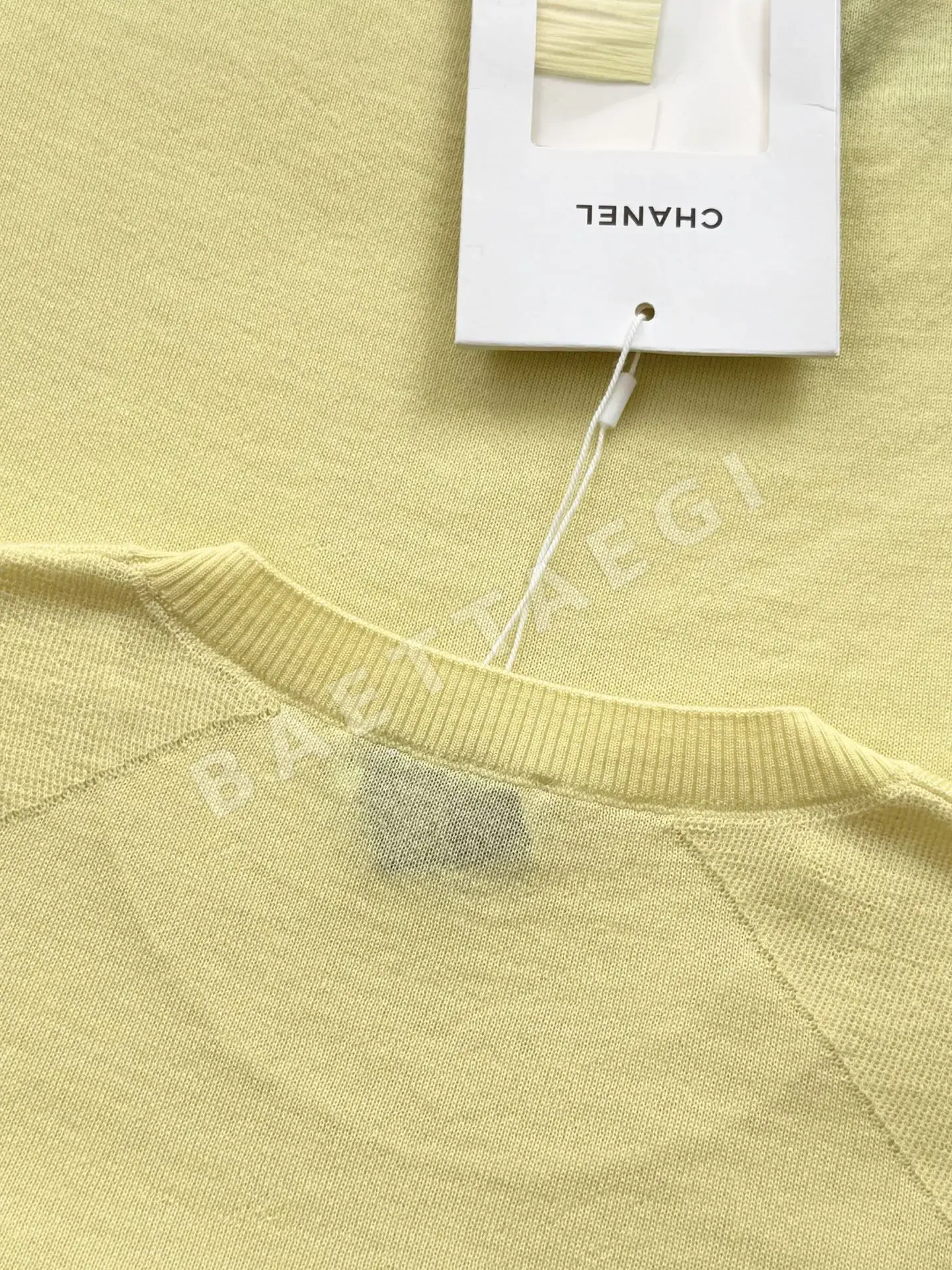 샤넬 더블 C 자수 크루넥 반팔 티셔츠 상세 이미지 8
