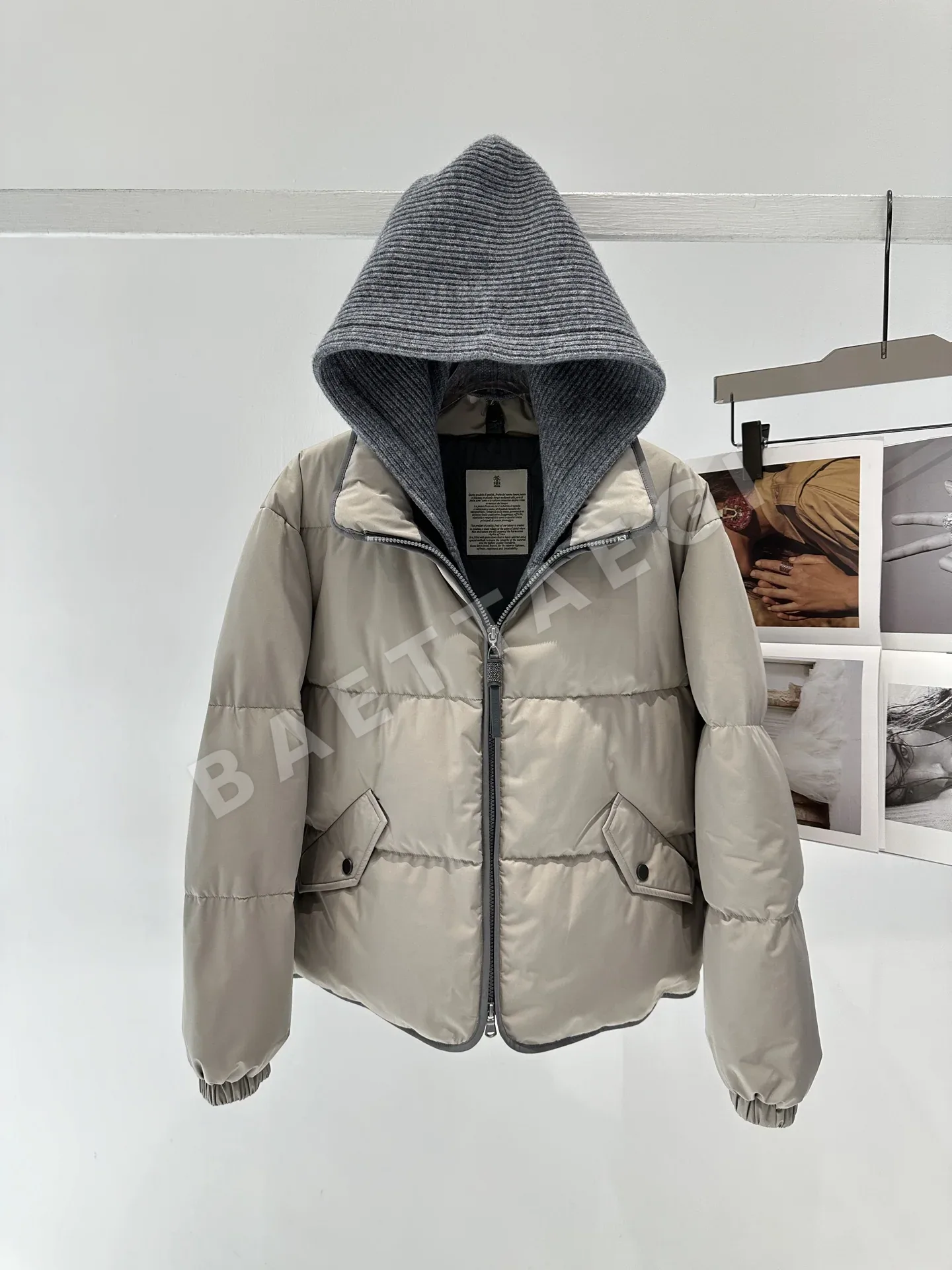 브루넬로쿠치넬리 오트쿠튀르 공방(Métiers d'Art) 컬렉션 패딩 상세 이미지 5
