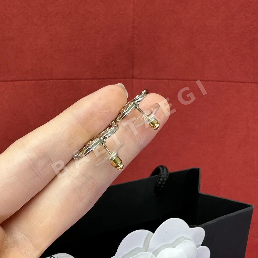 샤넬 더블 C 케이블 패턴 귀걸이 상세 이미지 3