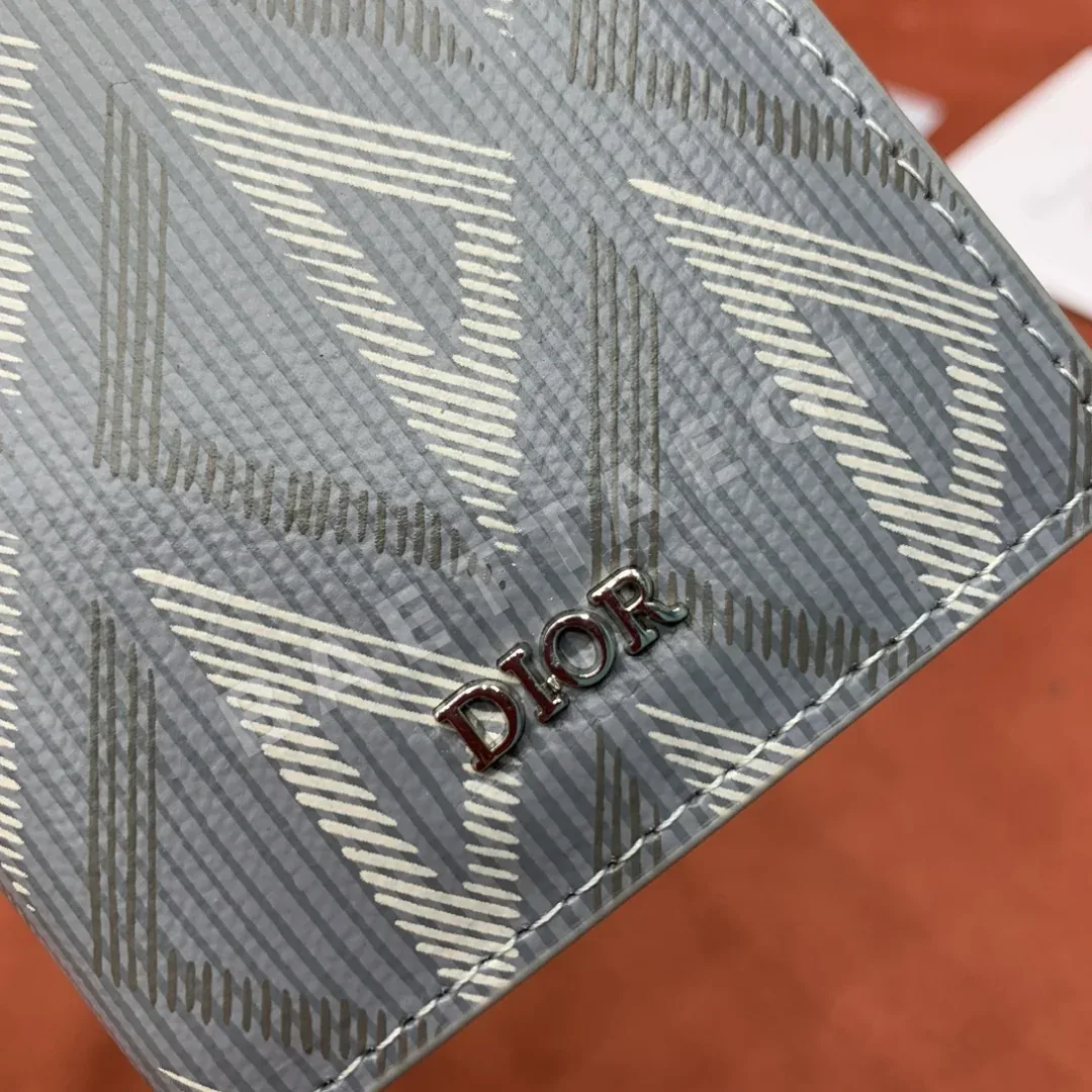 디올 CD 다이아몬드 패턴 카드홀더 지갑 상세 이미지 8