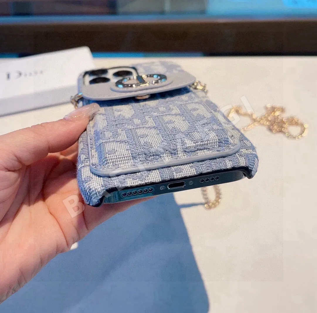 디올 카드홀더 크로스보디 폰 케이스 상세 이미지 6