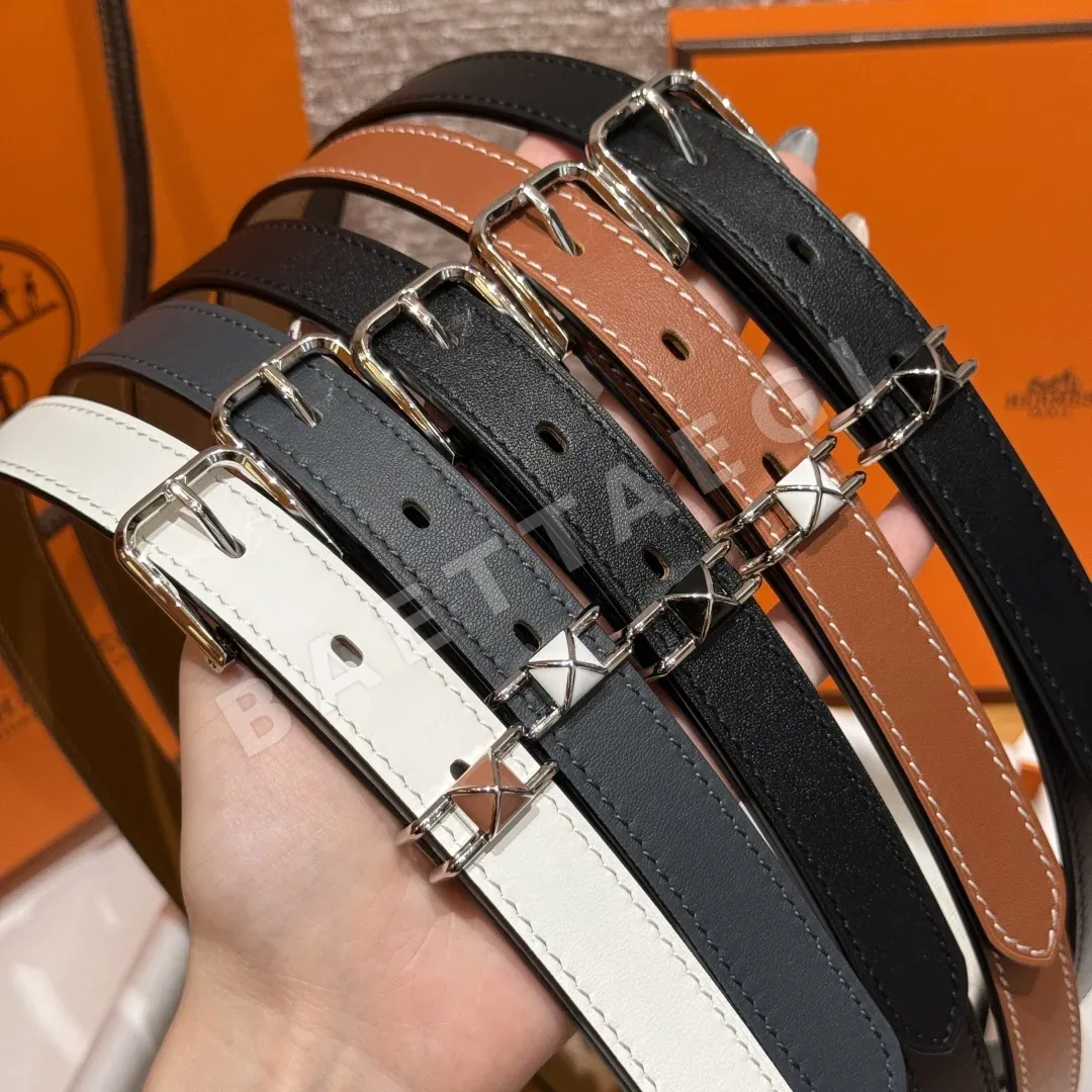 에르메스 메도르 스터드 카프스킨 벨트 상세 이미지 2
