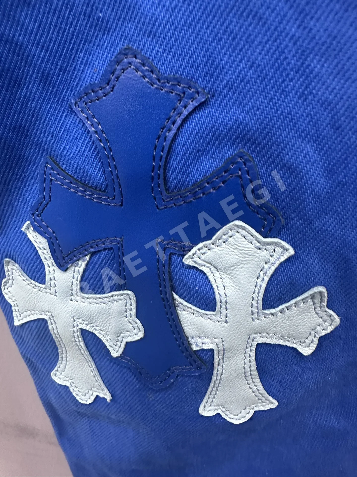 크롬하츠 남성 빈티지 염색 바지 상세 이미지 7
