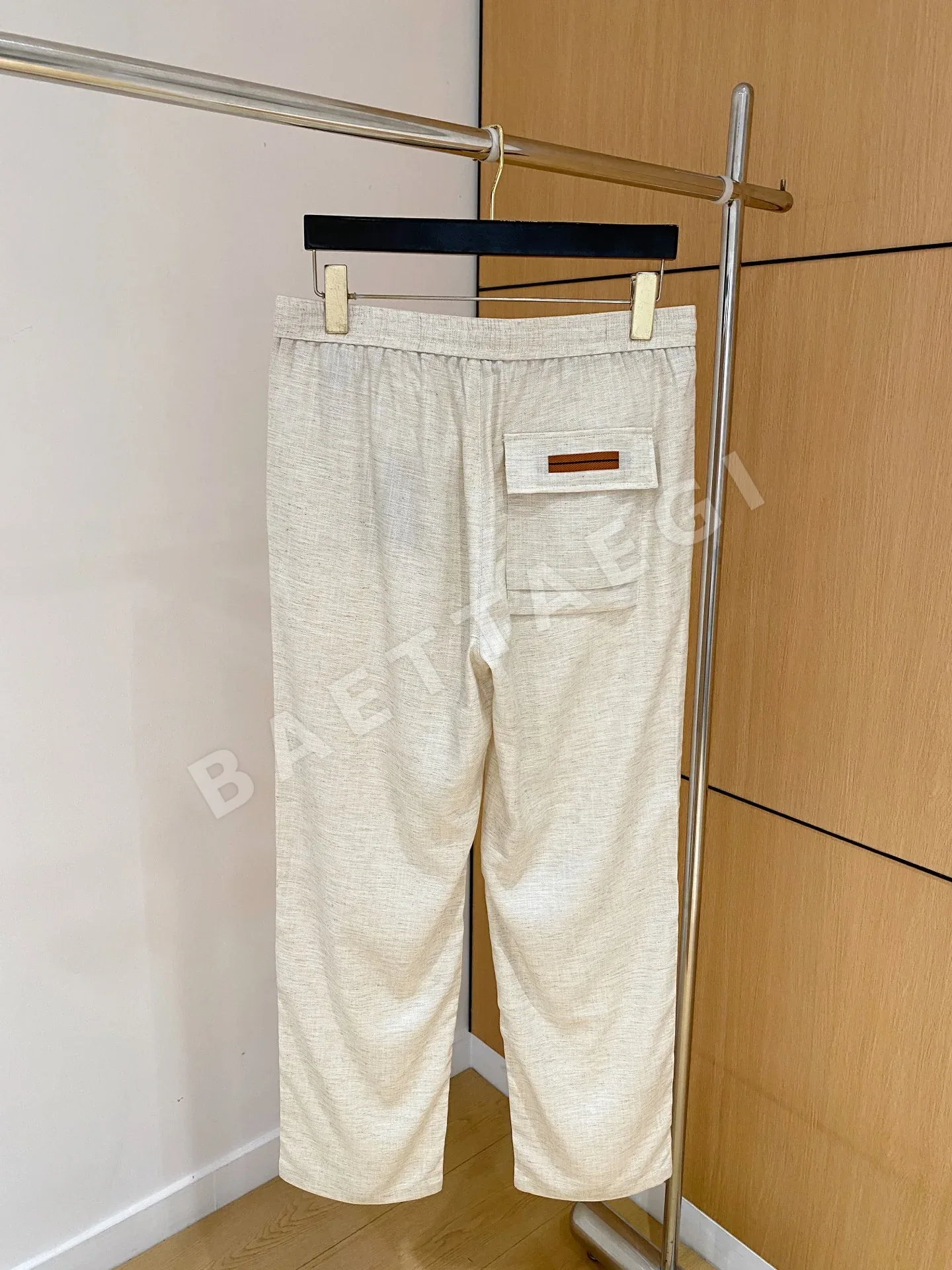 제냐 린넨 블렌드 남성 바지 상세 이미지 8