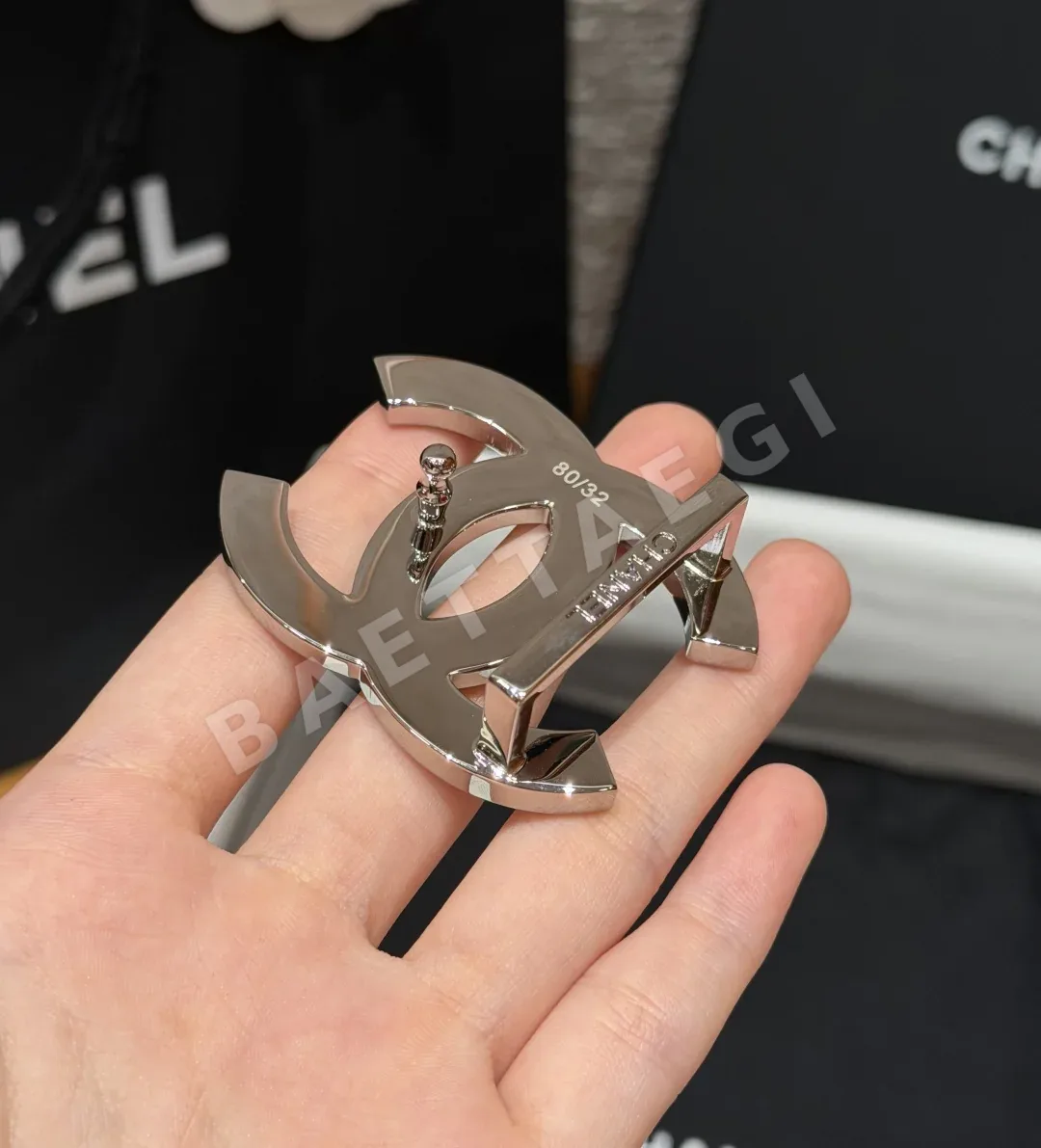 샤넬 더블 C 카프스킨 가죽 벨트 상세 이미지 9