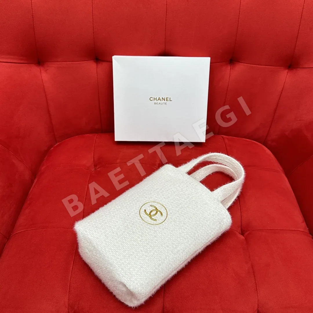 샤넬 인형 원단 쇼핑 가방 180029