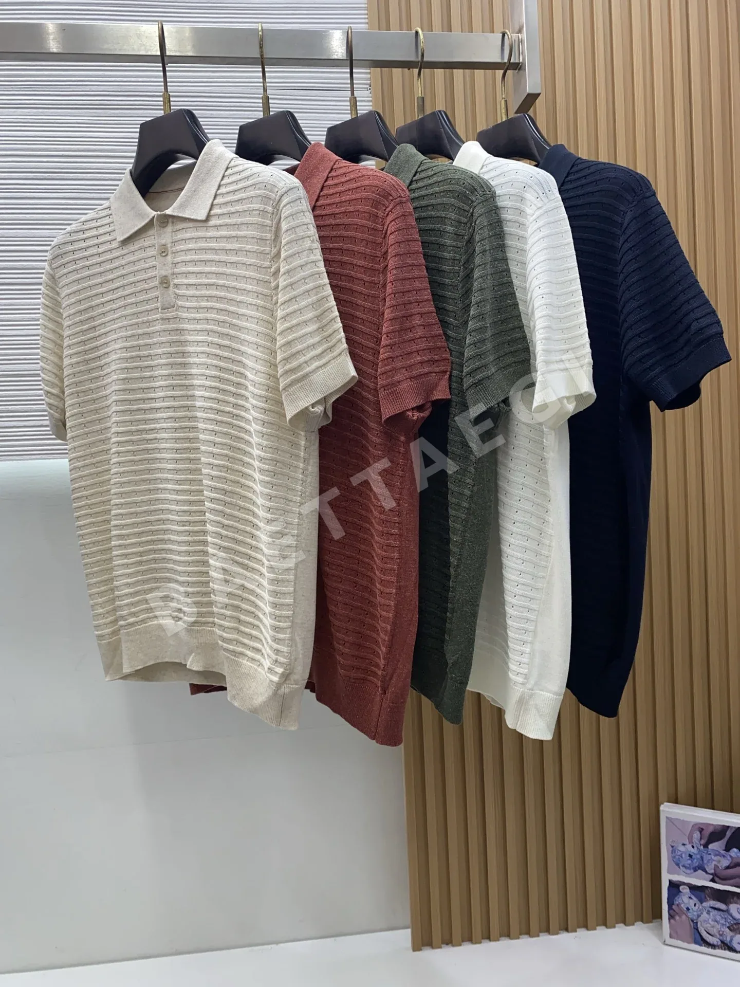 로로피아나 린넨 혼방 반팔 폴로셔츠 상세 이미지 7