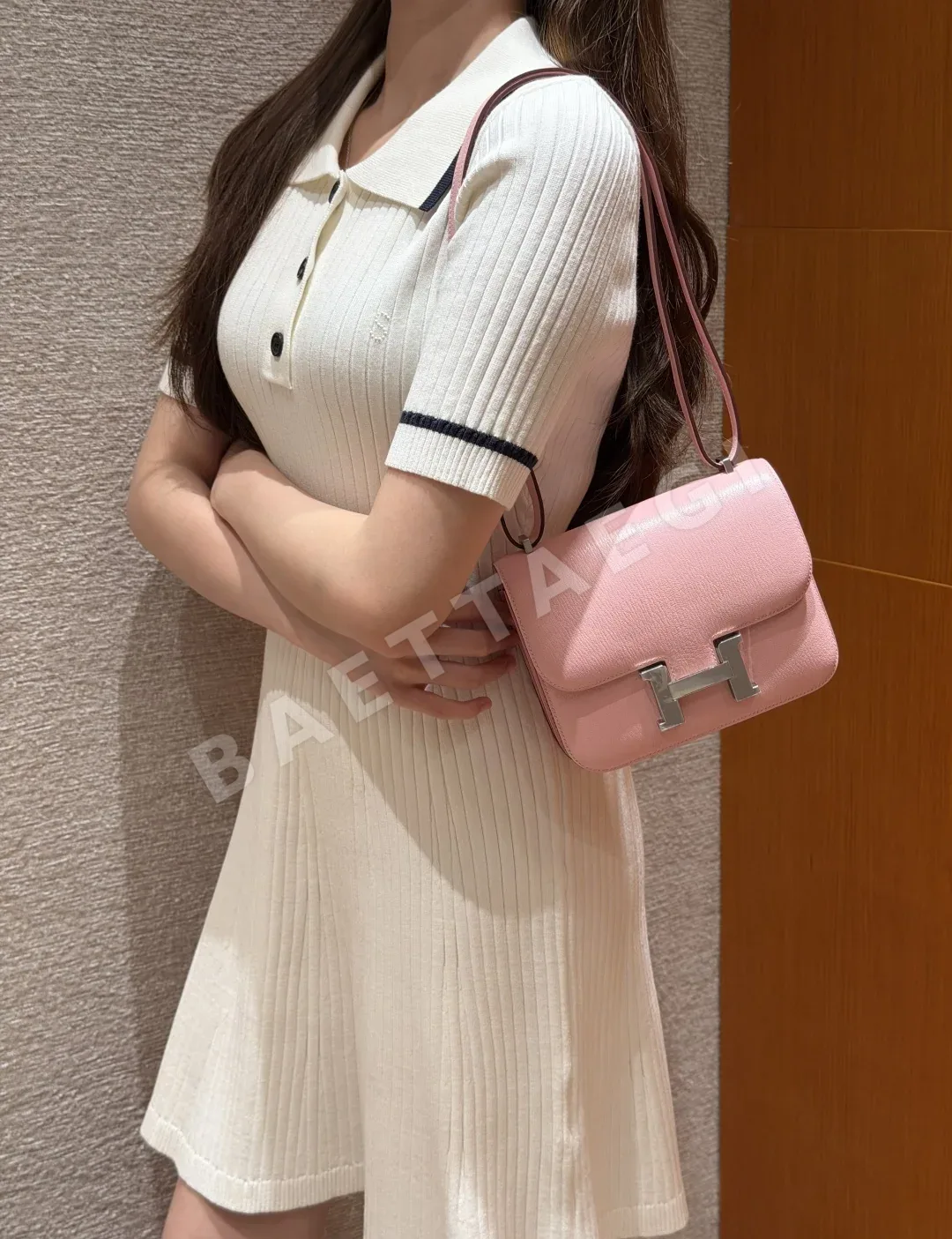에르메스 콘스탄스 염소가죽 미니 핸드백 상세 이미지 5