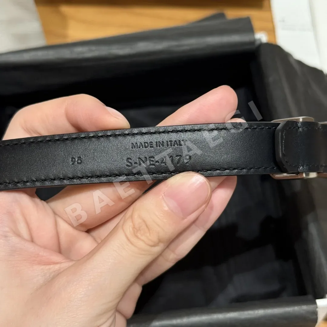 셀린느 JD260 개선문 웨스턴 소가죽 벨트 18mm 상세 이미지 8