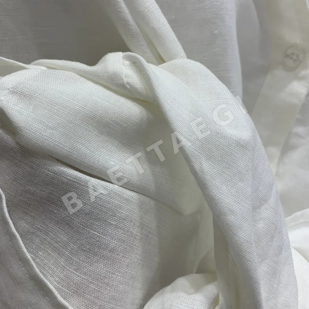 로에베 린넨 반팔 셔츠 세트 여성용 상세 이미지 7