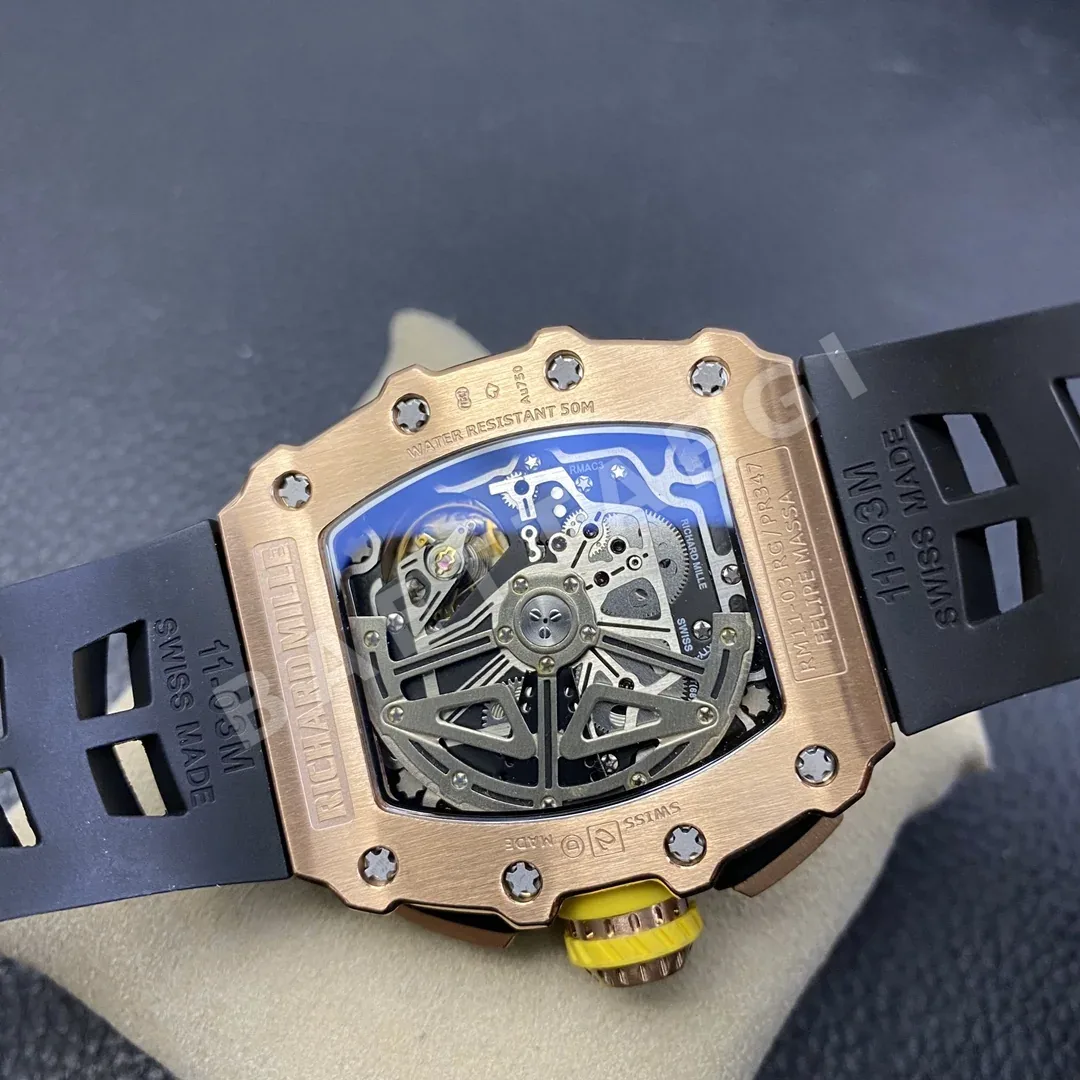 리차드밀 RM011 KV 공장 골드 크로노그래프 남성 시계 레플리카 44827 Richard Mille 상세 이미지 7
