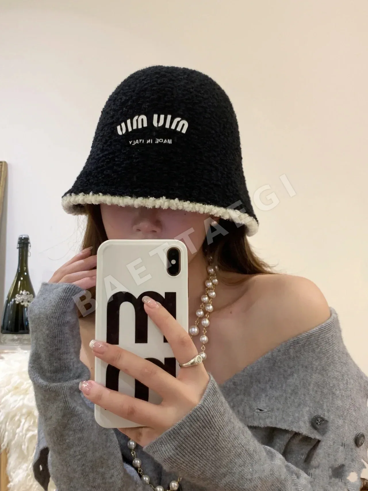 미우미우 모자 81156 Miu Miu Cap 상세 이미지 6