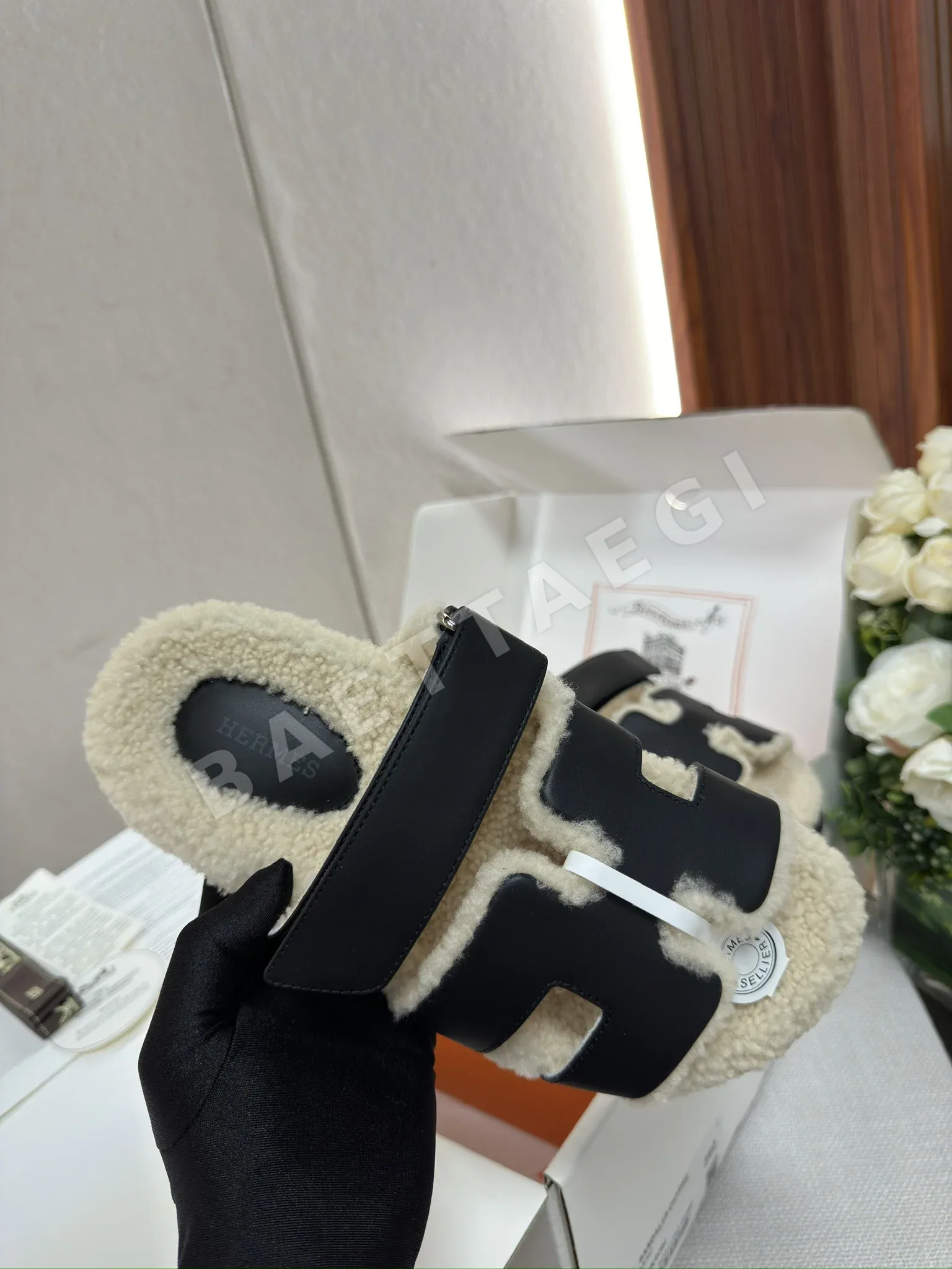 에르메스 시프레 슬리퍼 상세 이미지 4