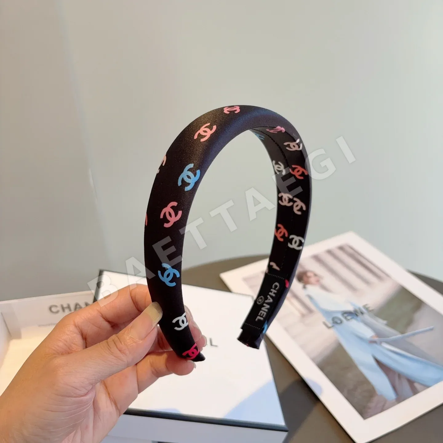 샤넬 스펀지 헤드밴드 헤어악세사리 183319