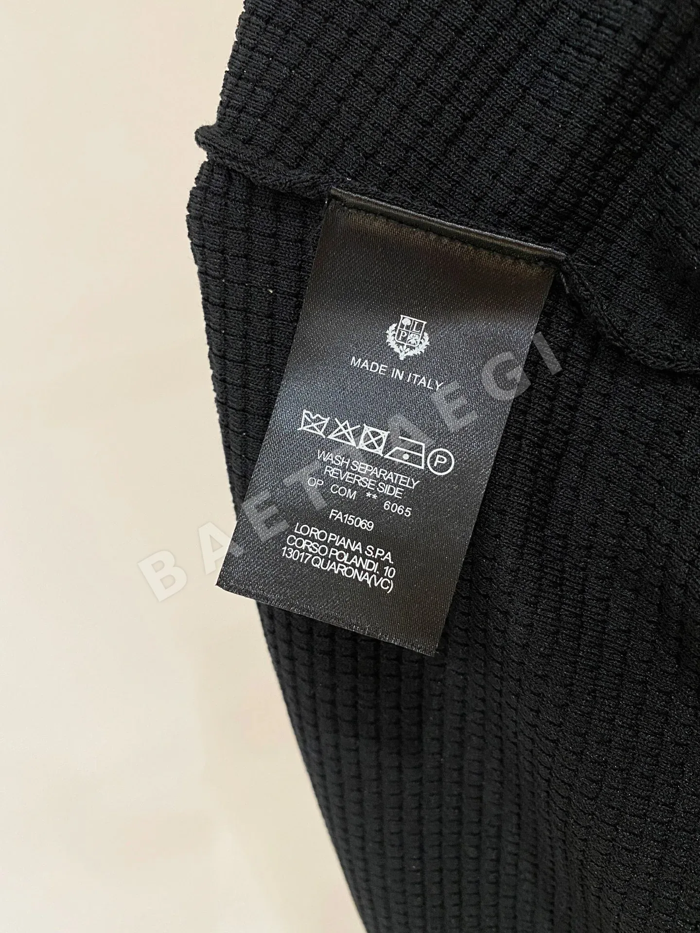 로로피아나 남성 린넨 반팔 티셔츠 상세 이미지 10