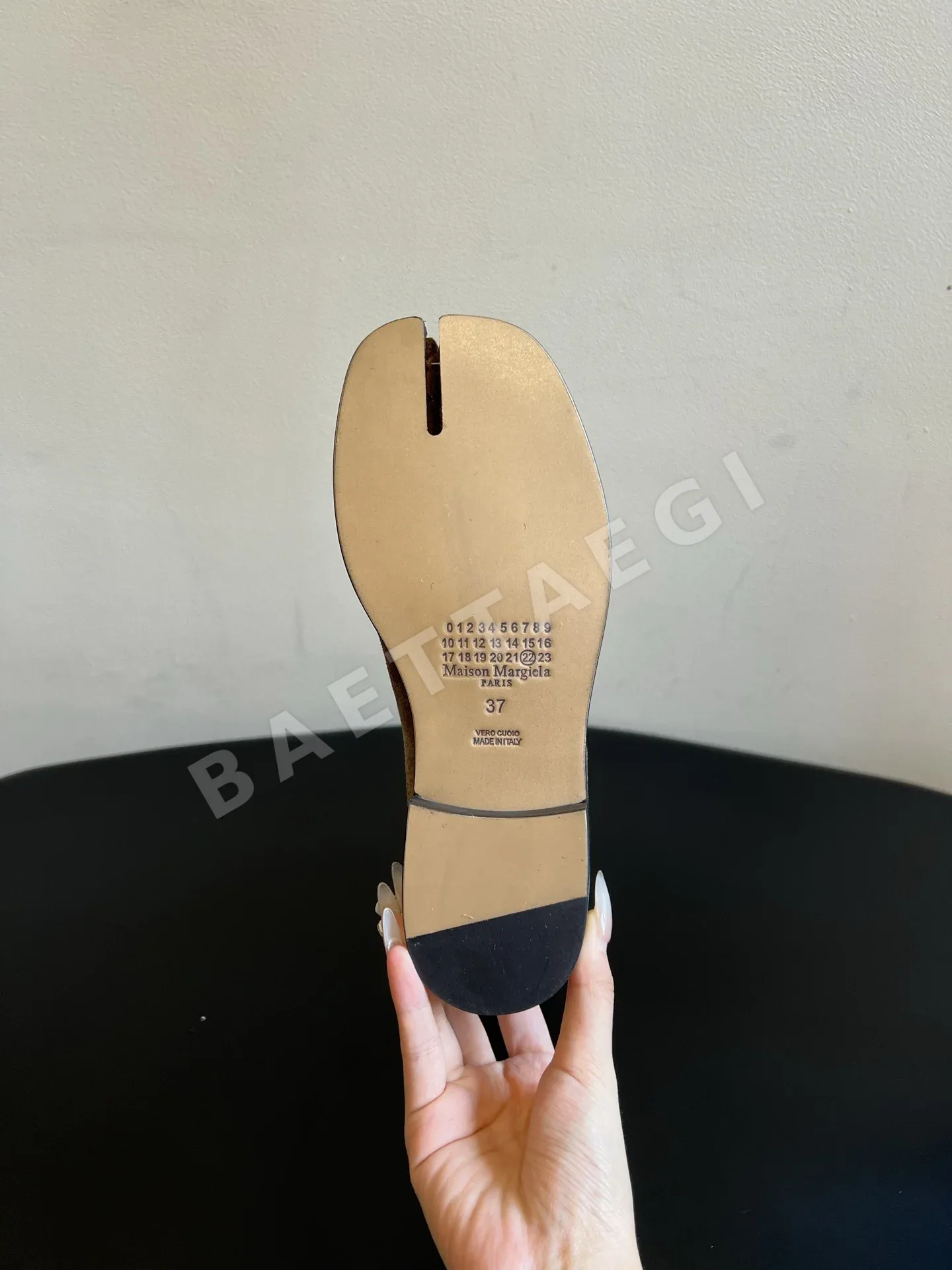 마르지엘라 부츠 스웨이드 스플릿 토 상세 이미지 5