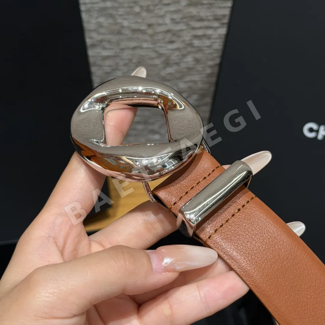 샤넬 가죽 벨트 30mm 상세 이미지 5