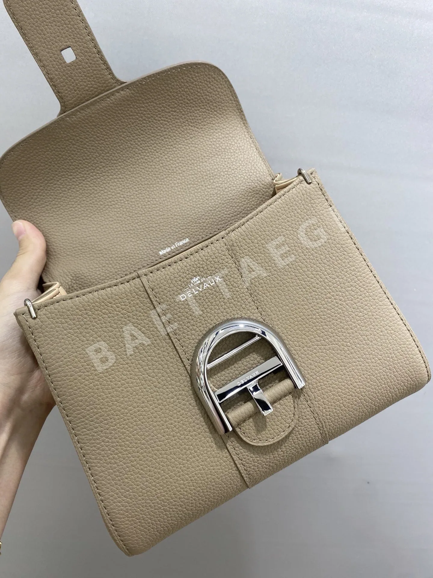델보 브릴리언트고 램스킨 숄더백 상세 이미지 6