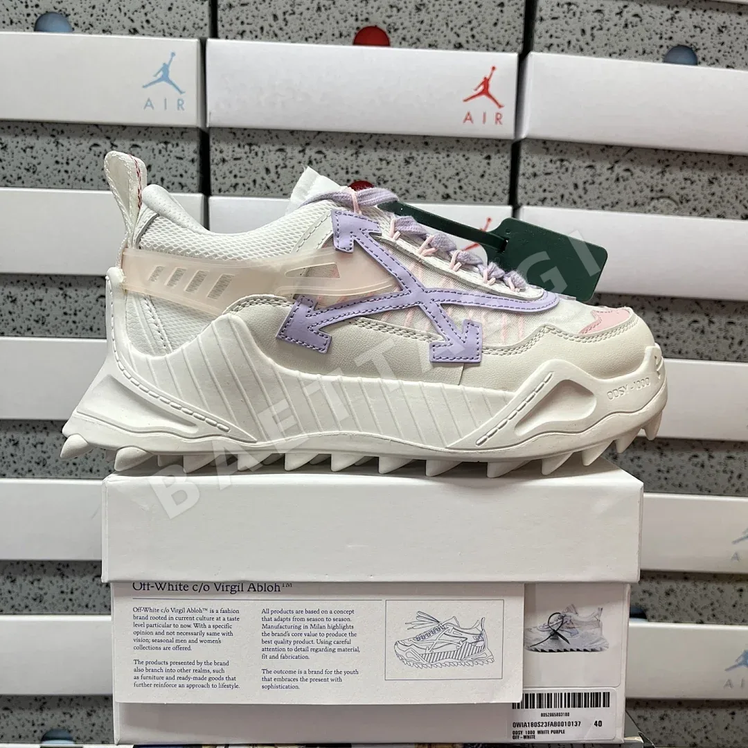 오프화이트 오디세이 1000 오디세이 화이트 퍼플 202419 Off White Odsy-1000 Odsy