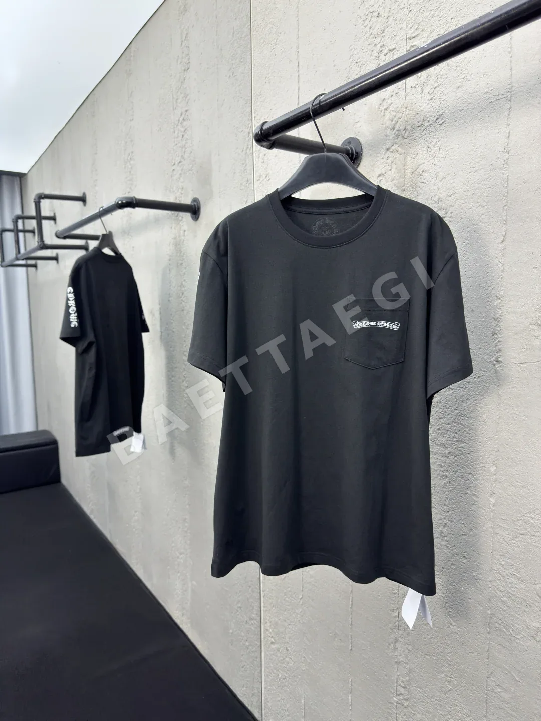 크롬하츠 섀도우 크로스 남여공용 반팔 티셔츠 49883