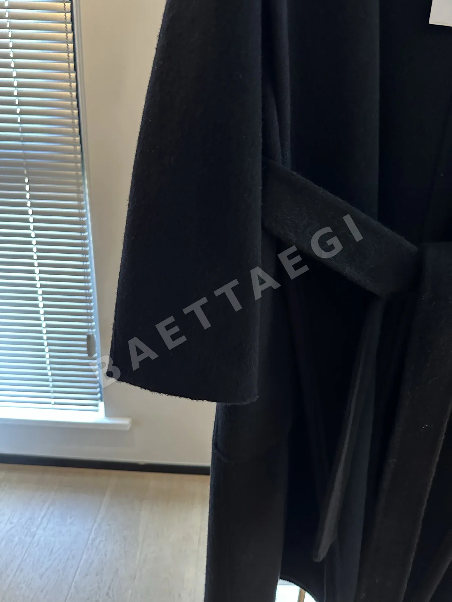 샤넬 후드 울 코트 자켓 상세 이미지 4