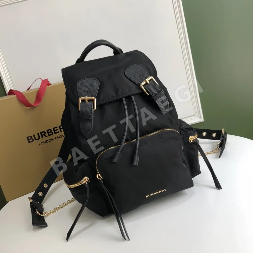 버버리 밀리터리 스타일 나일론 백팩 40285
