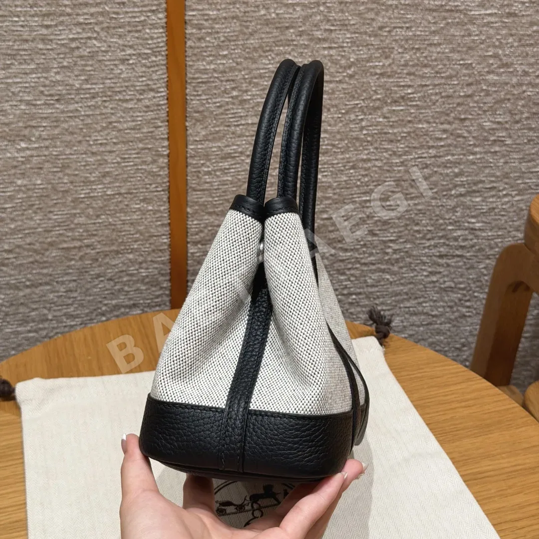 에르메스 가든파티 미니 캔버스 가방 상세 이미지 3