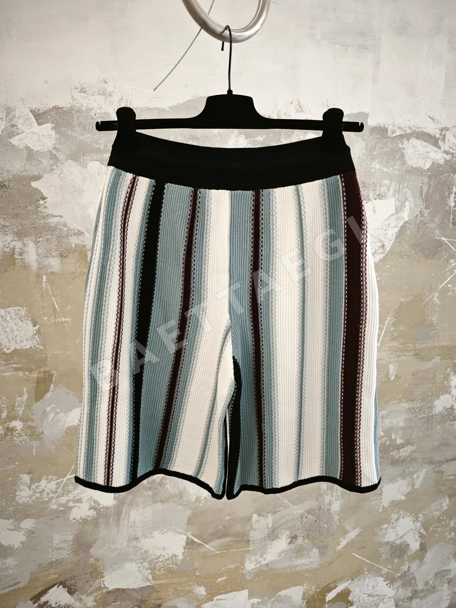 루이비통 마린 스트라이프 크로셰 반바지 상세 이미지 2