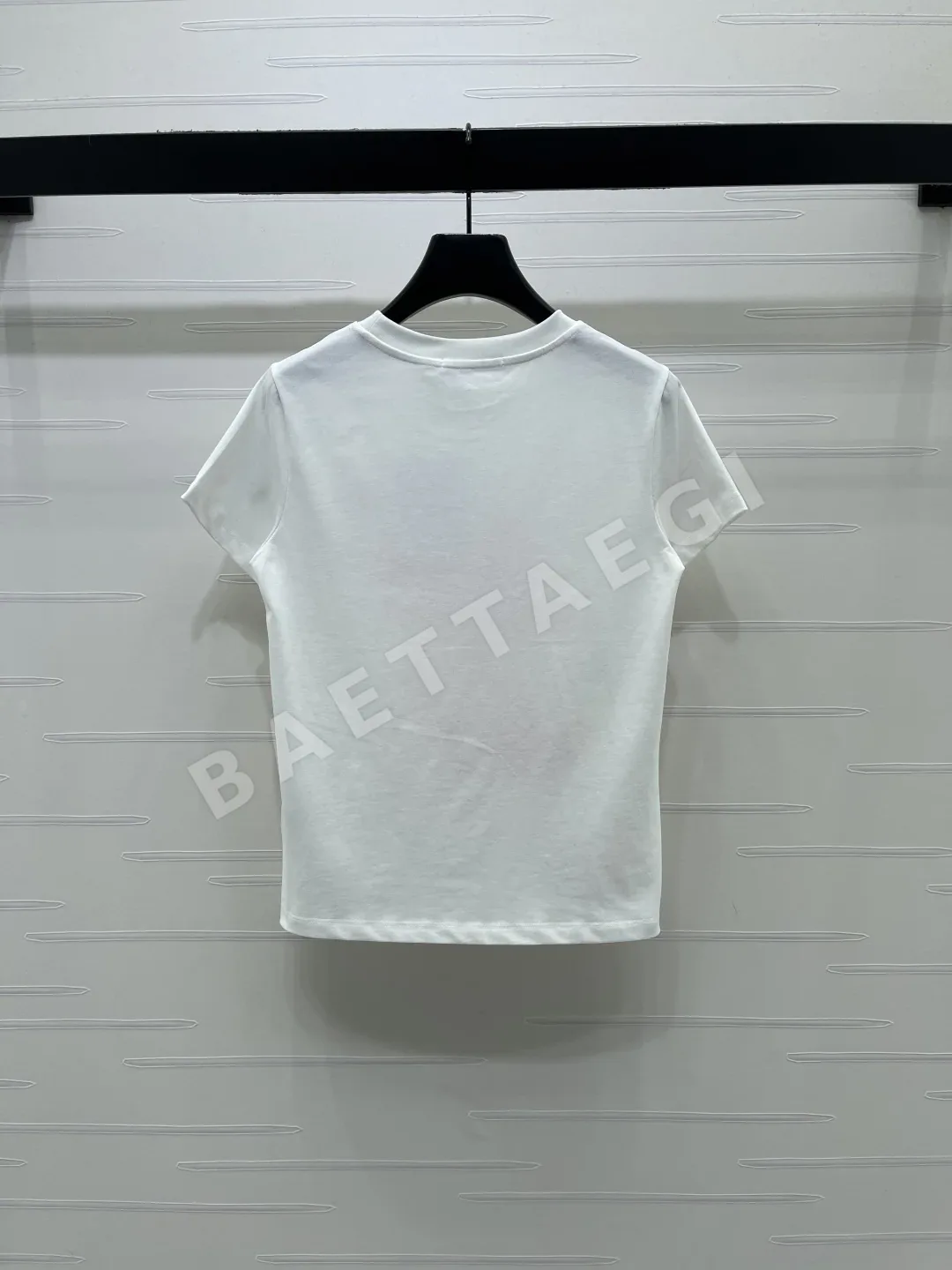디올 프린트 크루넥 반팔 티셔츠 상세 이미지 8