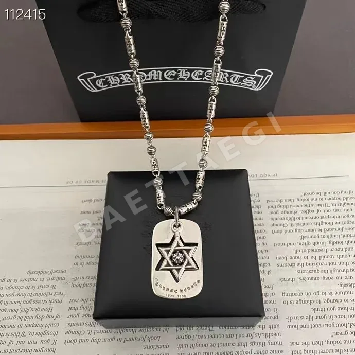 크롬하츠 레트로 육각별 펜던트 목걸이 상세 이미지 10