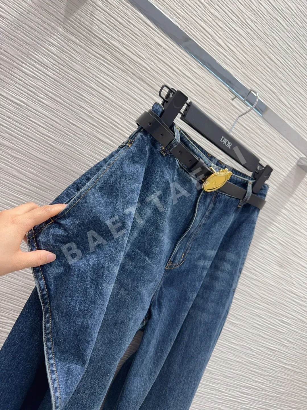 디올 3D 테일러드 여성 바지 상세 이미지 3