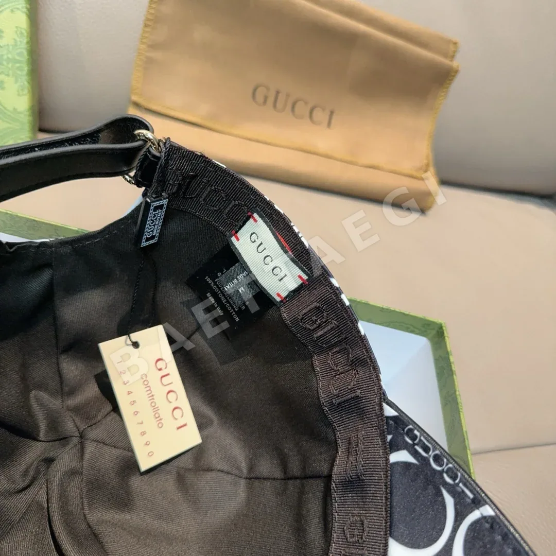 구찌 실크스크린 프린트 베이스볼 캡 상세 이미지 7