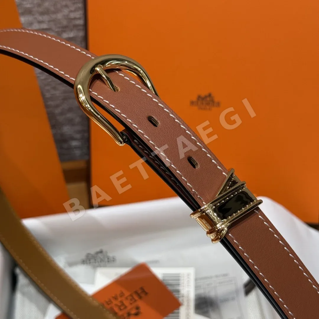 에르메스 스위프트 카프스킨 벨트 24mm 상세 이미지 4