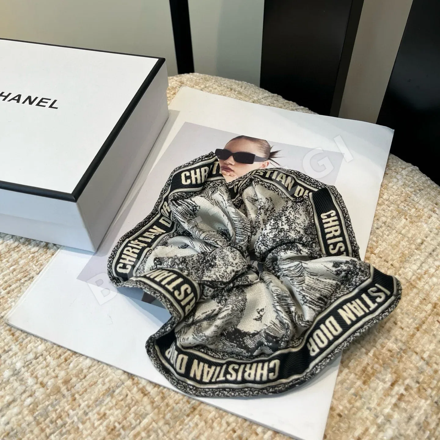 디올 CD 헤어 고무 상세 이미지 2