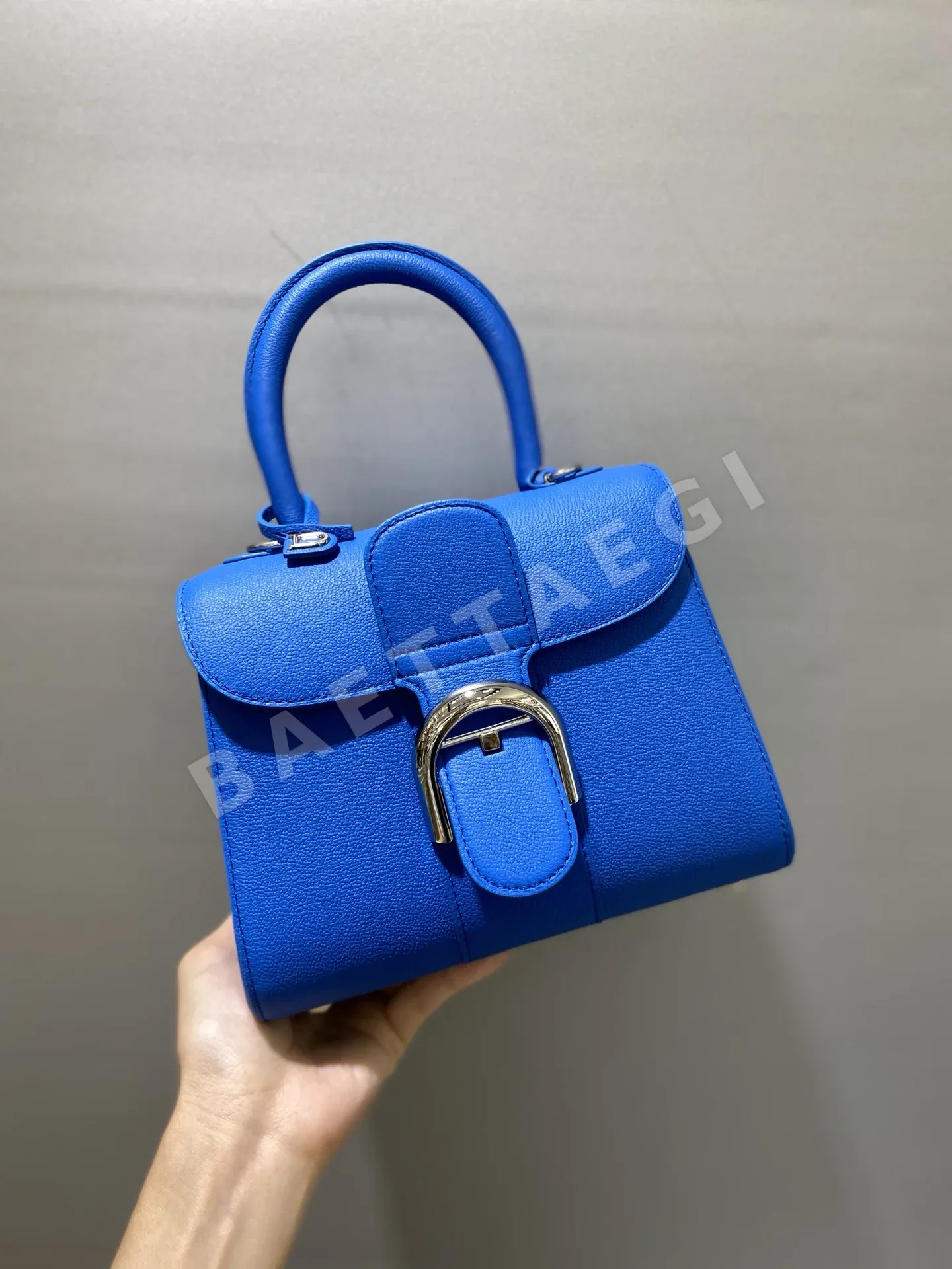 델보 브릴리언트 토고 가죽 숄더백 상세 이미지 2