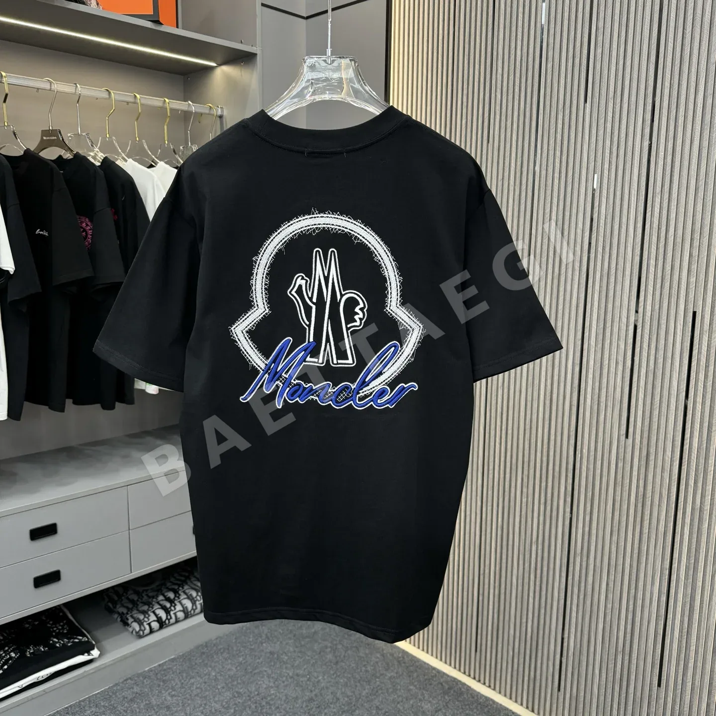 몽클레르 남성 코튼 반팔 티셔츠 48670